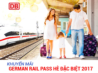 Khuyến mãi German Rail Pass hè đặc biệt 2017