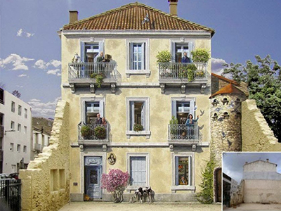 5 ngôi nhà không có thật đánh lừa du khách ở Pháp