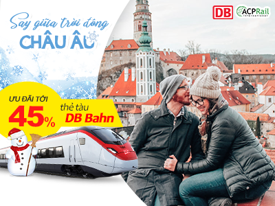 “Say” giữa trời Đông châu Âu với ưu đãi vé tàu giảm tới 45% tại DB Bahn